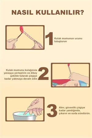 Trade Bazaar Doğal Kulak Temizleme Mumu 2 Adet - 3