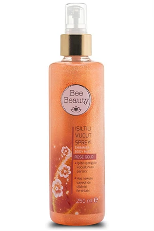 Rose Gold Işıltılı Vücut Spreyi Parfüm - 1