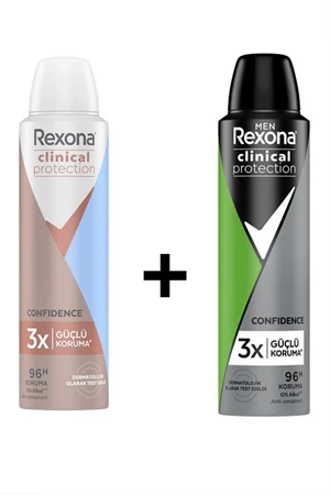 Rexona Clinical Protection Kadın Erkek Shower Clean Active Fresh 150 ml ürün görseli 1