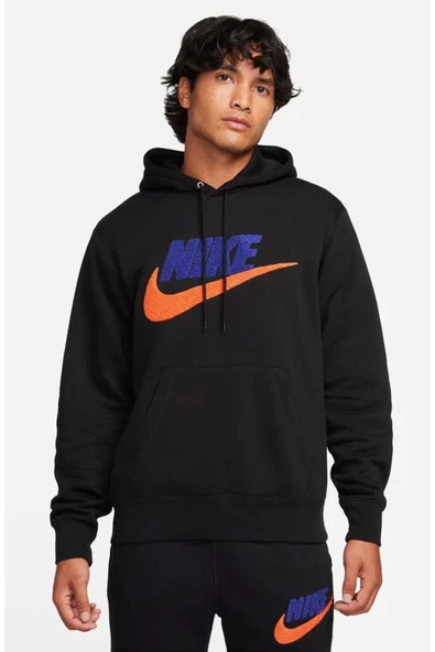 Club Fleece Erkek Siyah Sweatshirt - 2
