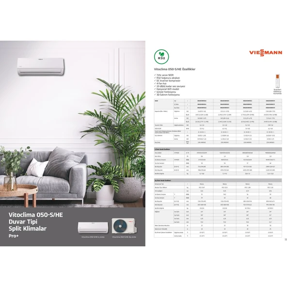 VİESSMANN VİTOCLİMA 050-S PRO 9000 BTU İNVERTER KLİMA - 3