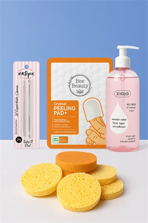 4'lü Derinlemesine Cilt Temizleme ve Siyah Nokta Karşıtı Bakım Seti