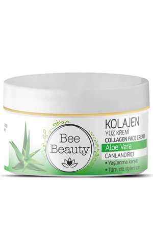 Bee Beauty Canlandırıcı Aloe Vera Kolajen Yüz Kremi 50 ml ürün görseli 1