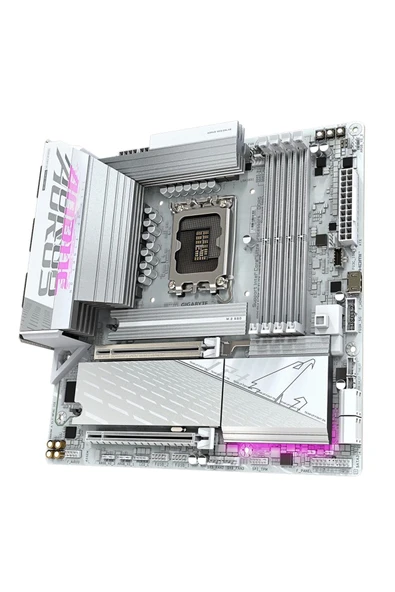 Gigabyte B860M AORUS ELITE WIFI6E ICE 9200Mhz(OC) M.2 1851p mATX Anakart - 4