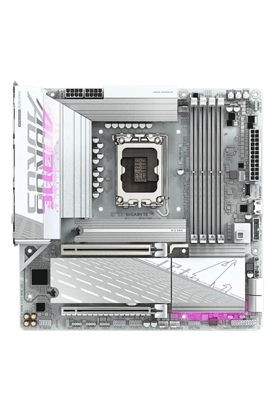 Gigabyte B860M AORUS ELITE WIFI6E ICE 9200Mhz(OC) M.2 1851p mATX Anakart - 2