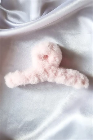 Kadın Peluş Model Büyük Boy 12 Cm Mandal Toka