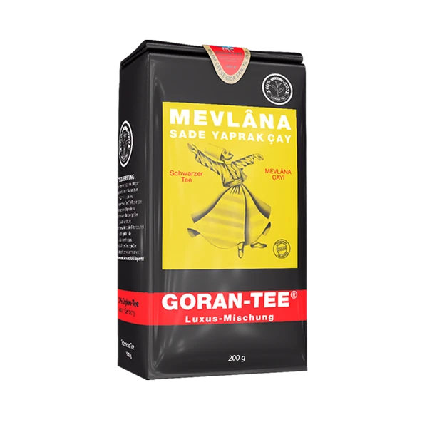 goran tee mevlana sade yaprak cay luxus mischung Siyah Çay - 200g - 1