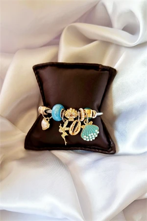 Paslanmaz Çelik Pandora Modeli Charm Bileklik - 3