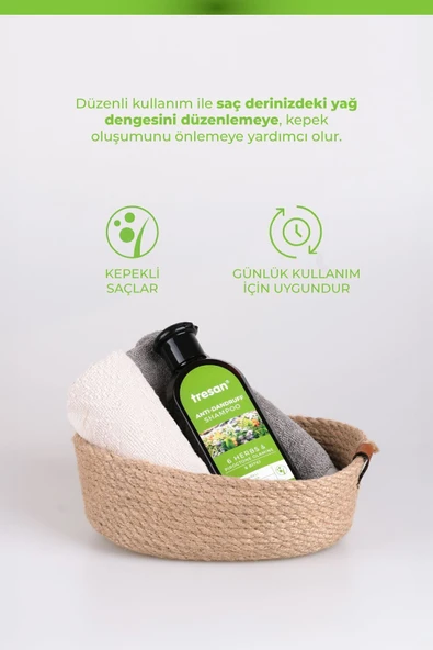 Tresan 6 Bitki Kepek Karşıtı Şampuan 300 ml - 2