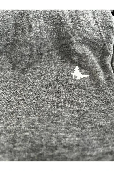 slim fit dar paça pamuk erkek eşofman altı jogger sweat pants--gri-- - 2