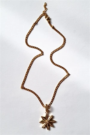 Ajda Bilezik Uyumlu Kutup Yıldızı Çelik Charm - Resim 5