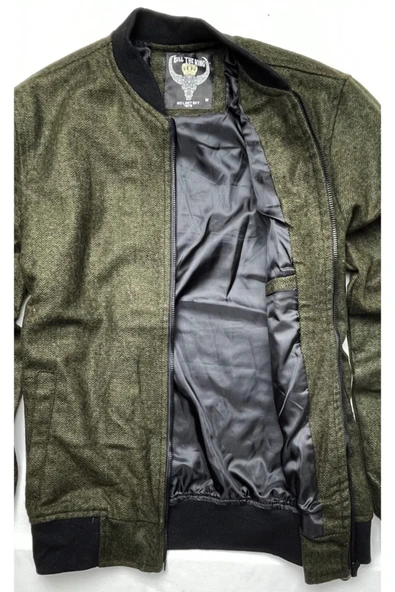 Slim Fit Kaşe Kolej Mont - 3