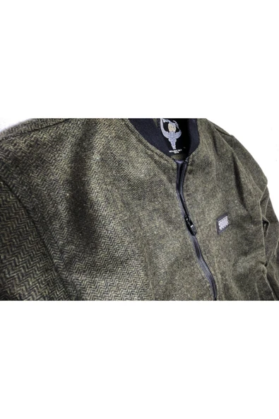 Slim Fit Kaşe Kolej Mont - 2