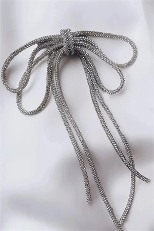 Seyran Kristal Taşlı Fiyonk Toka Yalı Çapkını Toka - Resim 2