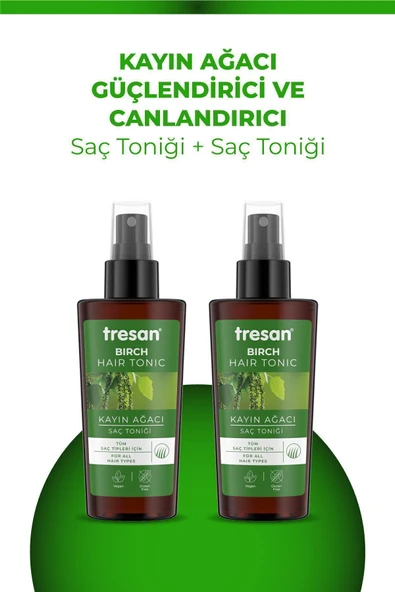Tresan Kayın Ağacı Güçlendirici Ve Canlandırıcı Saç Toniği 125 ml 2 Li