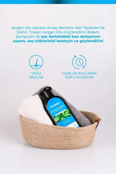 Tresan Dökülme Karşıtı Isırgan Otu Güçlendirici Bakım Şampuanı 300 ml Yağlı Saçlar Için Tresan K.ağa - 4