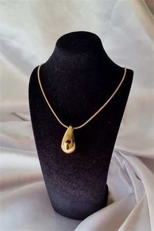 Kadın Altın Kaplama Bottega Damla Kolye - 2