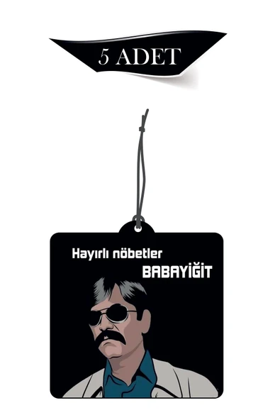 ByMeyla Kurtlar Vadisi Pala 5'li Dekoratif Oto Kokusu ve Oto Aksesuarı