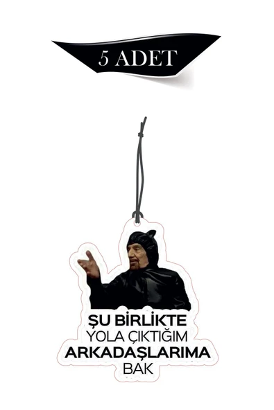 ByMeyla Aydemir Akbaş 5'li Dekoratif Oto Kokusu ve Oto Aksesuarı