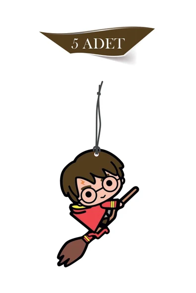 ByMeyla Harry Potter 5'li Dekoratif Oto Kokusu ve Oto Aksesuarı - 1