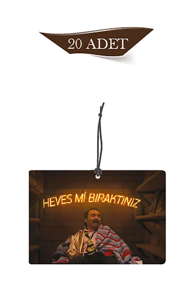 ByMeyla Avrupa Yakası Hevesmi Bıraktınız Tasarımlı 20'li Oto Kokusu ve Oto Aksesuarı ürün görseli