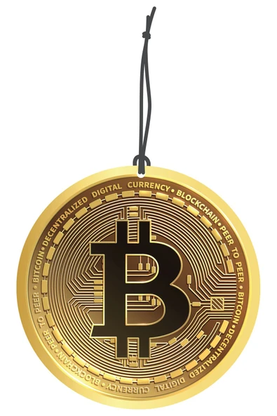 ByMeyla Bitcoin Tasarımlı Dekoratif Oto Kokusu ve Oto Aksesuarı