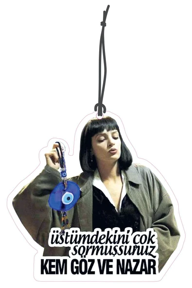 ByMeyla Kem Göz Nazar Tasarımlı Dekoratif Oto Kokusu ve Oto Aksesuarı