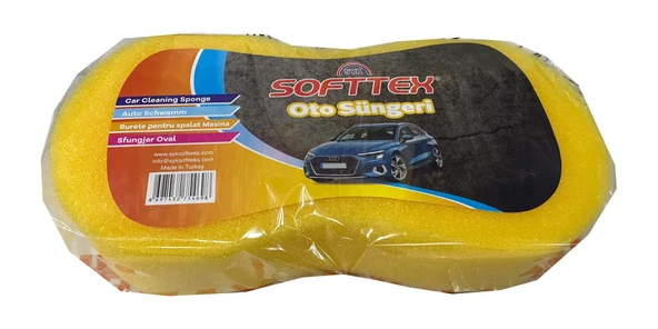 Softtex Fırçasız Araba Oto Yıkama Temizleme Süngeri Çizik Yapmayan - 1 Adet ürün görseli