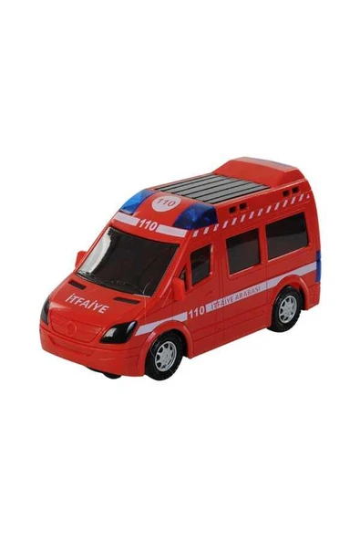 Kutulu Sesli Ve Işıklı İtfaiye Minibüs