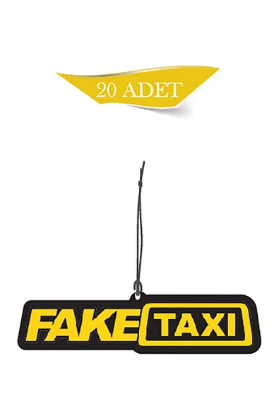 ByMeyla Fake Taxi Tasarımlı 20'li Dekoratif Oto Kokusu Ve Oto Aksesuarı ürün görseli