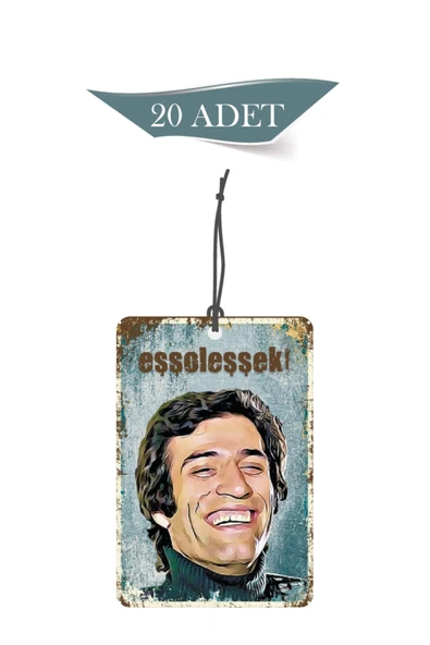 ByMeyla İnek Şaban Eşşolaeşek Komik Tasarımlı 20'li Oto Kokusu ve Oto Aksesuarı ürün görseli