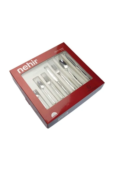 Nehir Fiesta Sade 89 Parça Kutulu Çatal Kaşık Takımı - 4