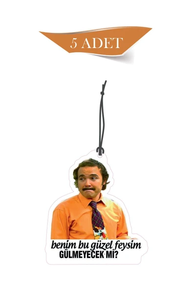 ByMeyla Burhan Altıntop Benim Bu Güzel Yüzüm 5'li Dekoratif Oto Kokusu ve Oto Aksesuarı ürün görseli