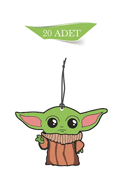 ByMeyla Starwars Yoda Tasarımlı 20'li Oto Kokusu ve Oto Aksesuarı ürün görseli