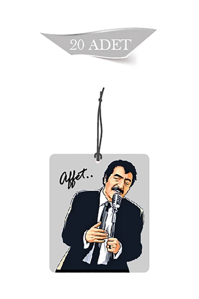 ByMeyla Müslüm Baba Affet Tasarımlı 20'li Oto Kokusu ve Oto Aksesuarı ürün görseli