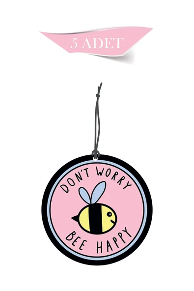 ByMeyla Dont Worry 5'li Dekoratif Oto Kokusu ve Oto Aksesuarı ürün görseli