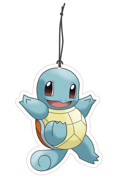 ByMeyla Squirtle Jackson Tasarımlı Dekoratif Oto Kokusu ve Oto Aksesuarı