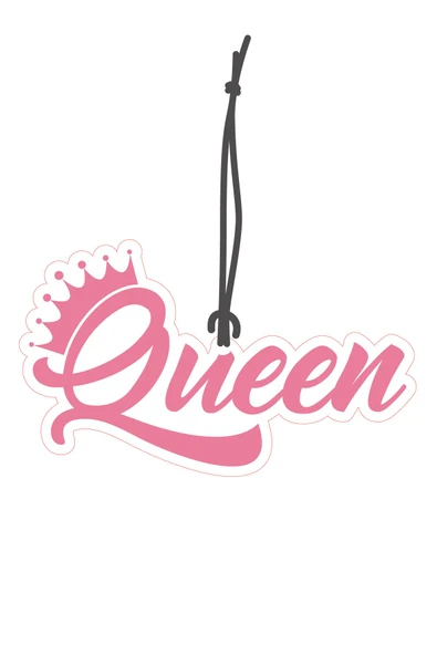 ByMeyla  Queen Kraliçe Görselli Hediye Konseptli Oto Kokusu ve Oto Aksesuarı ürün görseli