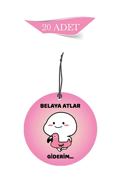 ByMeyla Belaya Atlar Giderim Tasarımlı 20'li Oto Kokusu ve Oto Aksesuarı ürün görseli