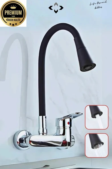 Renkli Silikon Kobra Kübar 360° Dönen Fonksiyonel Boru KYK1015