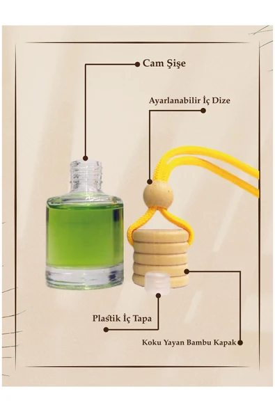 ByMeyla NATURE DOĞA KOKUSU ESANSLI OTO KOKUSU VE AKSESUARI - 4