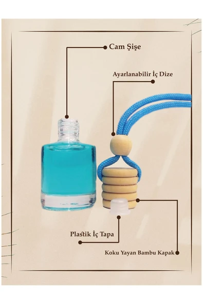 ByMeyla OKYANUS FRESH KOKU ESANSLI OTO KOKUSU VE AKSESUARI - 4