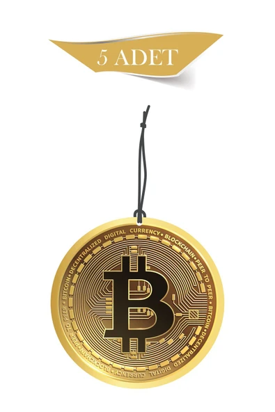 ByMeyla Bitcoin 5'li Dekoratif Oto Kokusu ve Oto Aksesuarı