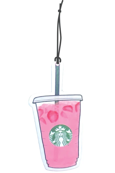 ByMeyla Sturbuck Soğuk İçecek Tasarımlı Dekoratif Oto Kokusu ve Oto Aksesuarı