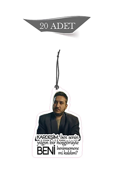 ByMeyla Gibi Dizisi Kardeşim Ben Senin Yılkın Tasarımlı 20'li Dekoratif Oto Kokusu Ve Oto Aksesuarı ürün görseli