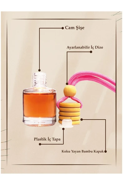 ByMeyla DREAM KADIN PARFÜMÜ ESANSLI OTO KOKUSU VE AKSESUARI - 4