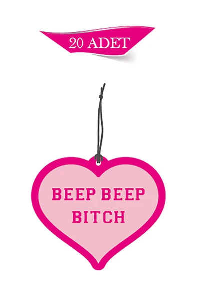 ByMeyla Beep Beep Bitch Tasarımlı 20'li Oto Kokusu ve Oto Aksesuarı ürün görseli
