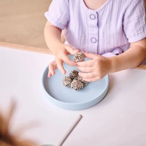 OiOi Basics Mama Tabağı Powder Grey - Resim 6