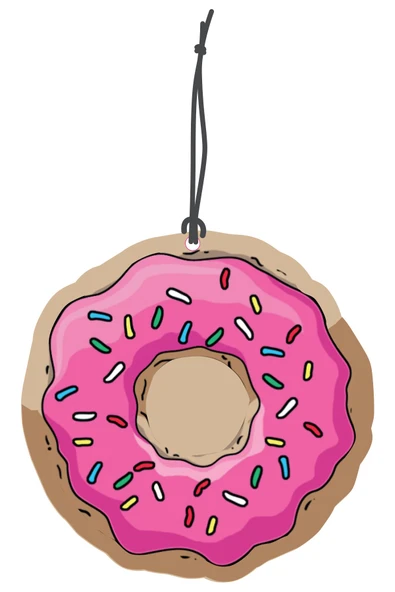 ByMeyla Donut Tasarımlı Dekoratif Oto Kokusu ve Oto Aksesuarı