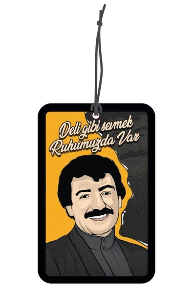 ByMeyla Müslüm Gürses Deli Gibi Sevmek Tasarımlı Dekoratif Oto Kokusu ve Oto Aksesuarı ürün görseli